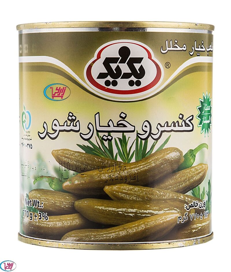 خیارشور ممتاز یک‌ویک / 770 گرمی