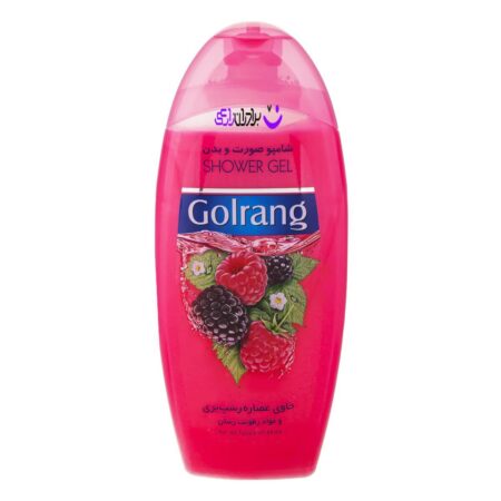 شامپو صورت و بدن گلرنگ حاوی عصاره رسپ بری و مواد رطوبت رسان/400 گرمی