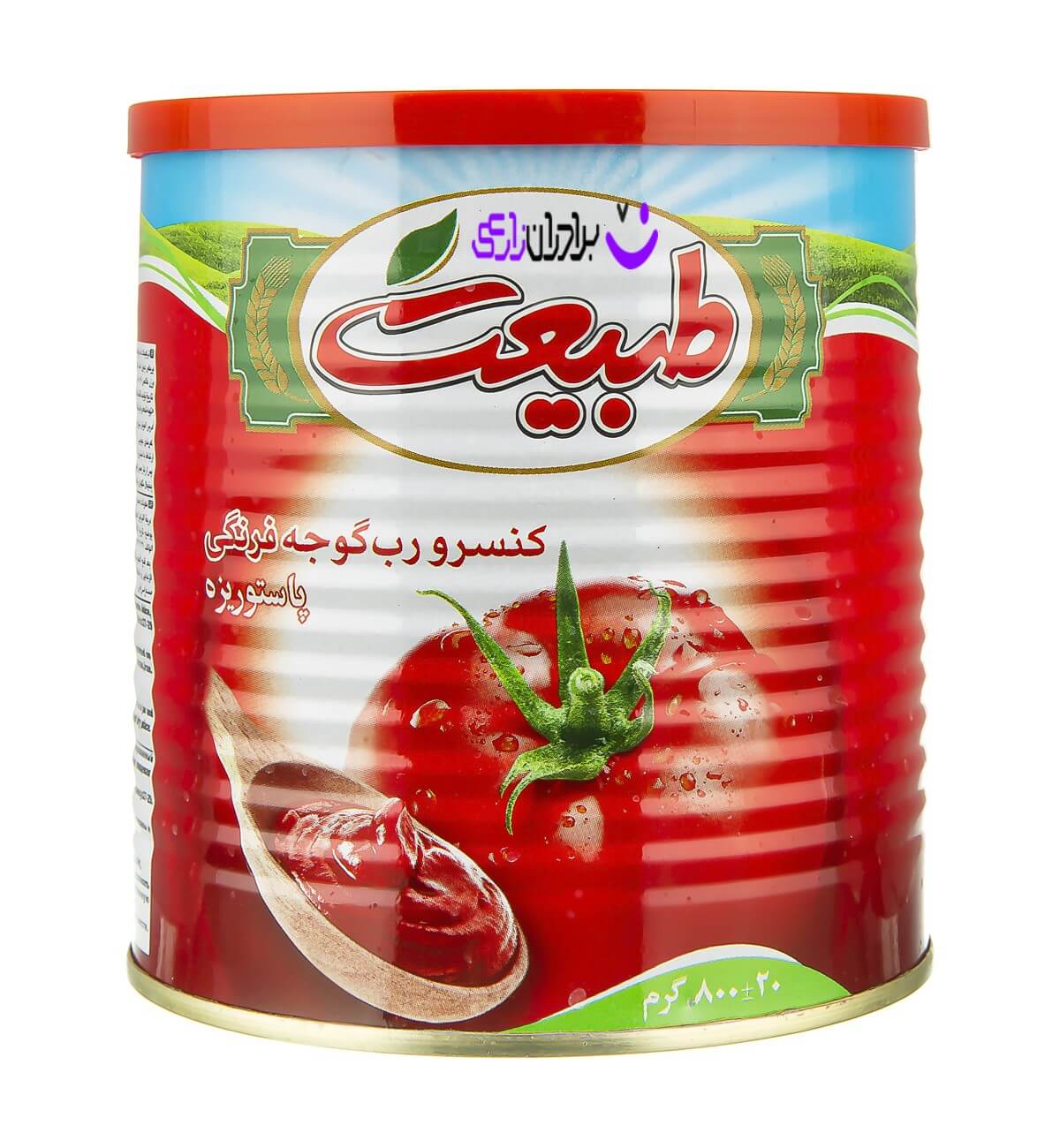 رب گوجه فرنگی قوطی طبیعت / 800 گرم