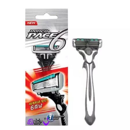 خودتراش ژیلت تکی مردانه دورکو مدل Pace 6 تعداد 1 عدد