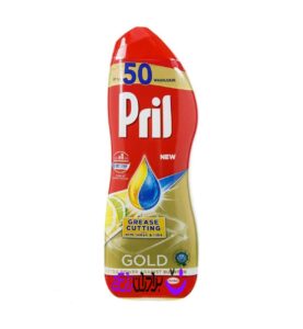 ژل ماشین ظرفشویی طلایی پریل/900 میلی لیتری
