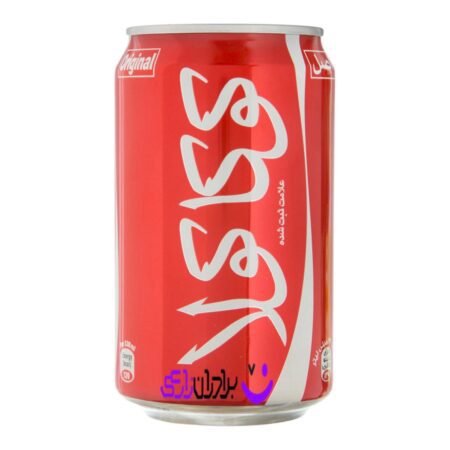 نوشابه کولا گازدار کوکاکولا/330 میلی‌لیتری