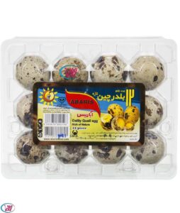 تخم بلدرچین آباریس/12 عددی