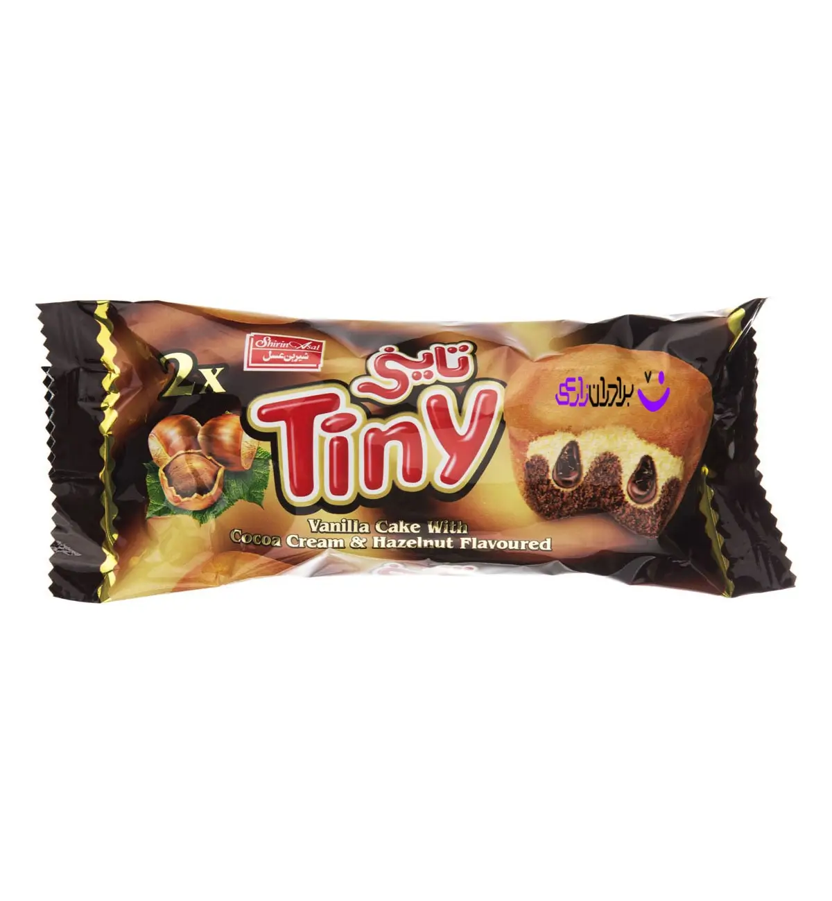 کیک تاینی دوقلو فندق شیرینعسل/60 گرمی