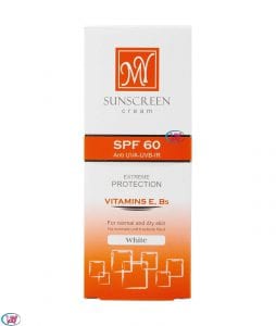 کرم ضد آفتاب مای spf 60 بدون رنگ/50میلی لیتر